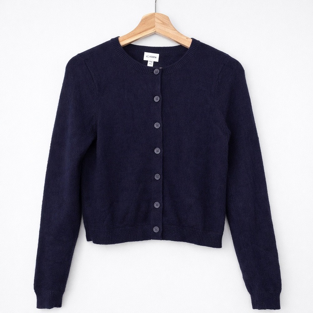 LA Hearts Cardigan Pac Sun Navy Button Down Coastal Granddaughter Size Small